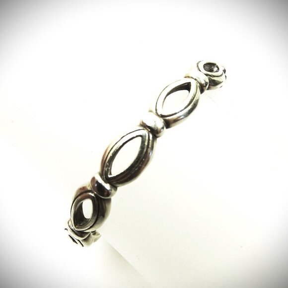 SLANE & SLANE Beautiful Sterling Silver Bangle Bracelet 41 Grams - Picture 7 of 10